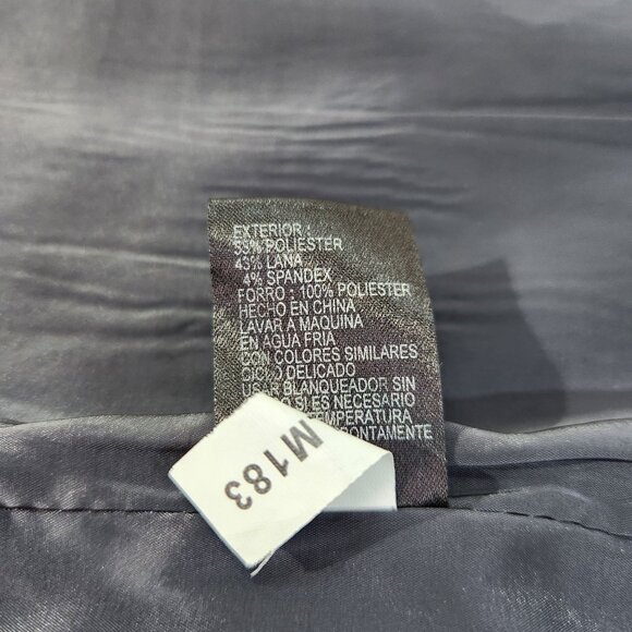 Alex Marie Sleeveless Gray Pleated Front V-neck Career Sheath Dress Women's Sz 8 - Picture 13 of 13